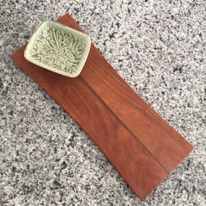 Sabbath-Day Woods Breadboard & Dipping Bowl